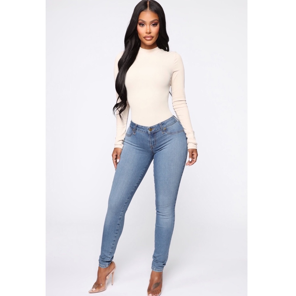 Fashion Nova Flex Game Strong Low Rise Skinny Jeans